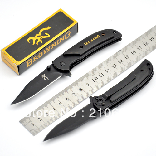 Free Shipping OEM Browning Knife 338 Small Folding Pocket Knife 440C 58HRC Camping Knife Hunting Outdoor