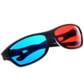 Brand New Red blue Cyan Anaglyph Simple Style 3D Glasses 3D movie game Extra Upgrade