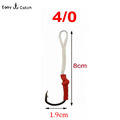 5pcs bag size 4 0 Stainless Steel carp Hook Fly Tying Jig Bait Fishing hooks Accessories