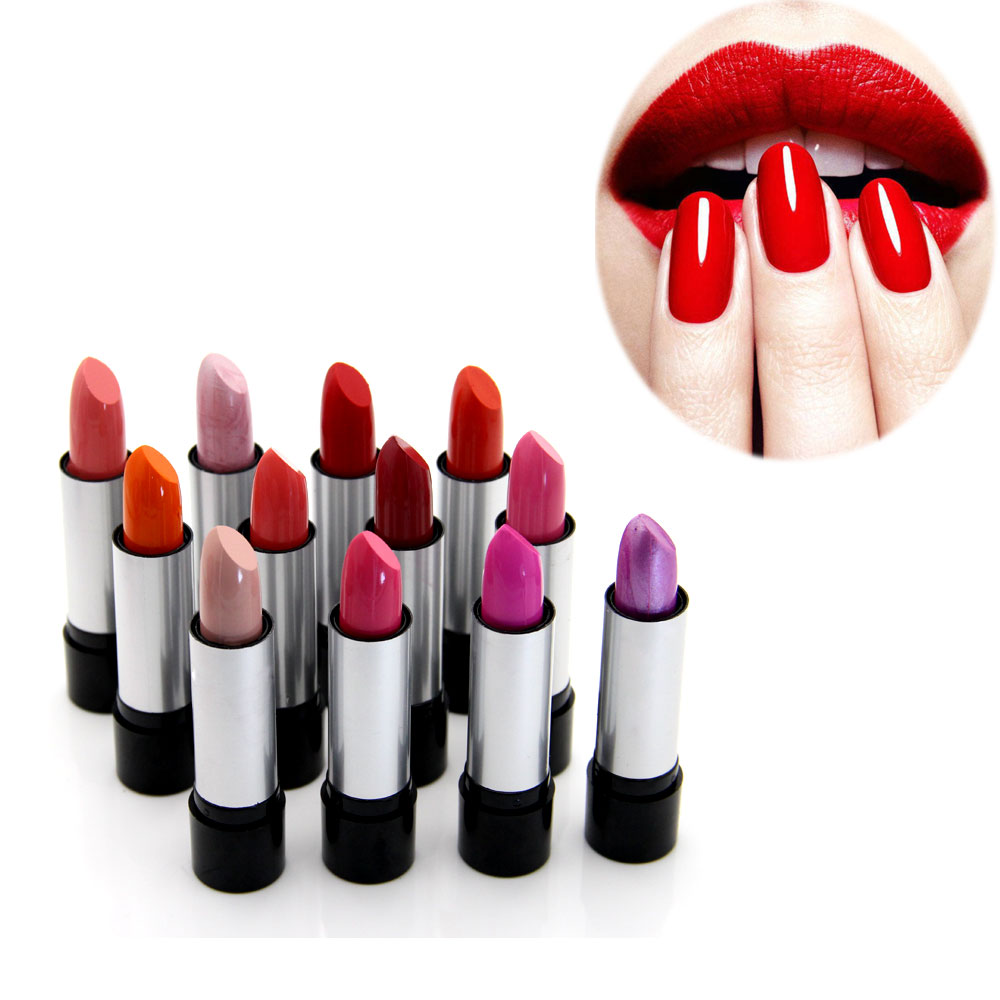 Image of 1Pcs High quality13 Colors for Option Matte Lipstick Lip Stick Gloss Balm Lipgloss Batom Moisturizer Long Lasting Maquiagem