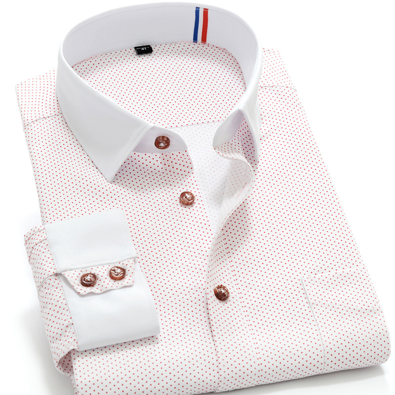 Popular Polka Dot Mens Shirt-Buy Cheap Polka Dot Mens Shirt Lots From ...