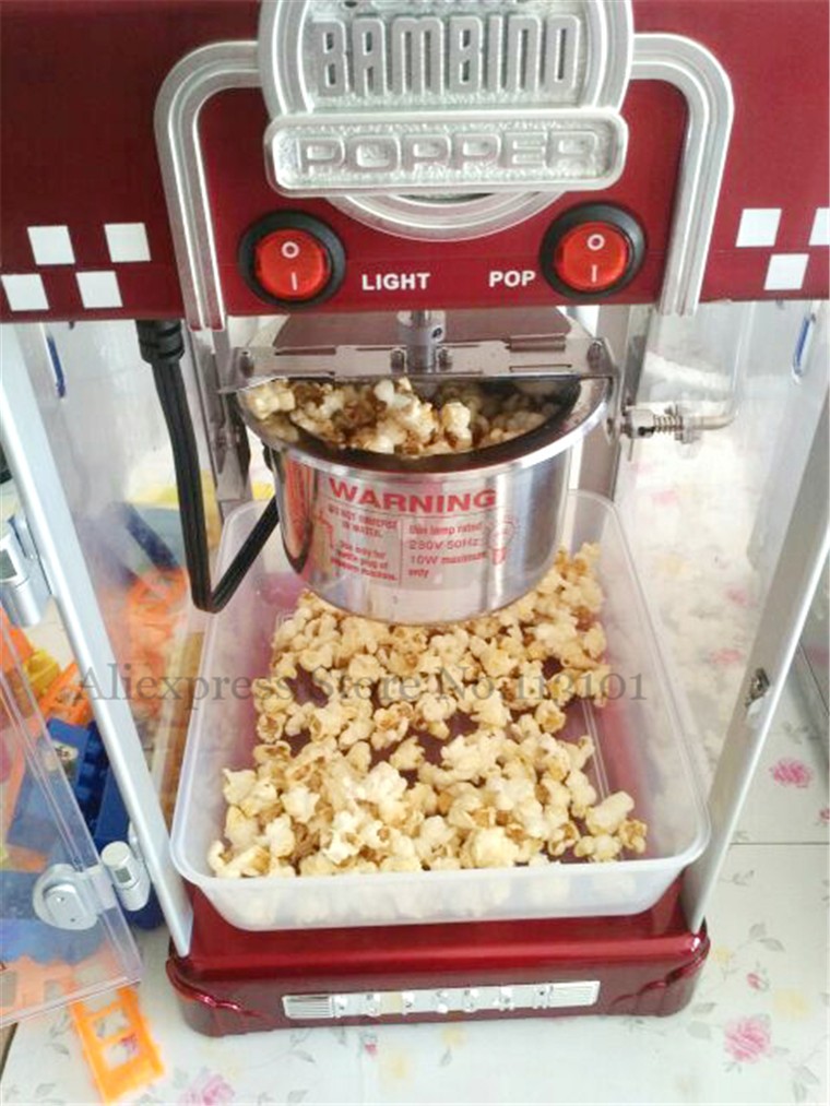 2020 Popcorn Popper Machine Household Popcorn Maker Retro Style Corn