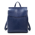 2016 New Arrival women backpack vintage leather school bags for Girls motorcycle backpack shoulder travel bag