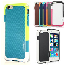 Candy Double Color ARMOR Soft TPU Hybrid Back Case For iphone 6 Plus Shockproof Cell Phone