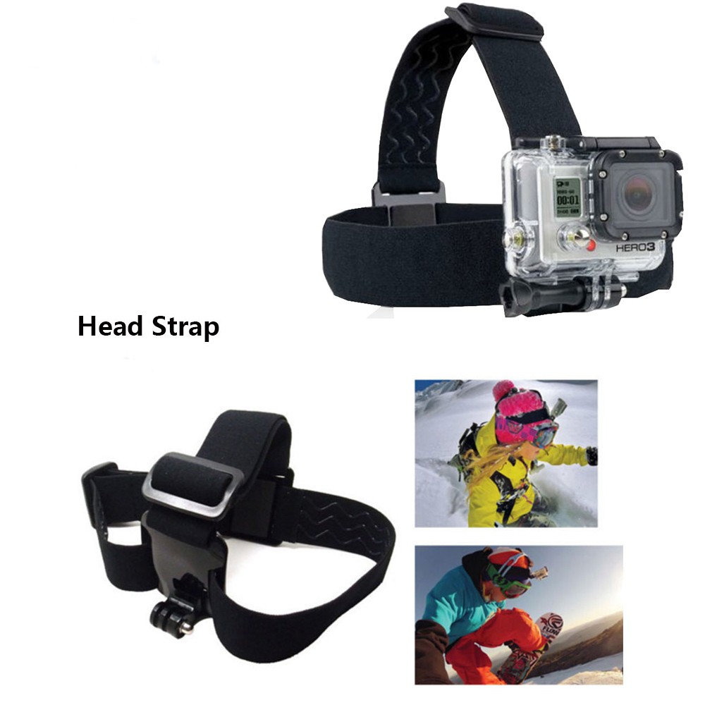 Head strap for gopro style camera