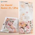 New Arrival Smart Case Cover For Xiaomi Redmi 3 Pro 3S 3D Pattern Painted Luxury Flip
