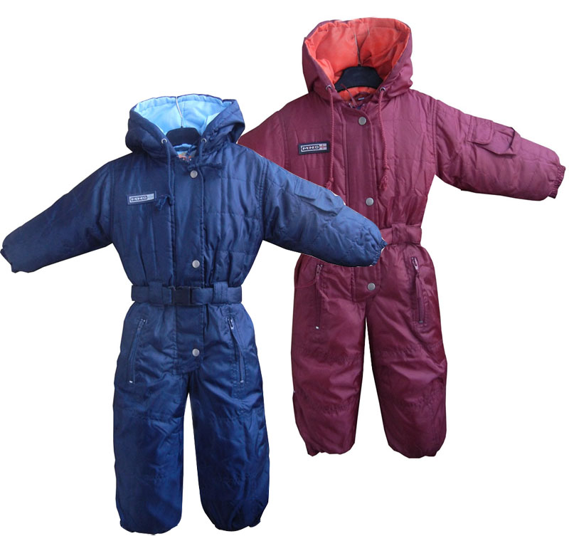 Boys winter rompers kids waterproof windproof coveralls children warmth