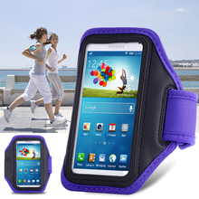Waterproof Sports Running Armband Leather Case For Samsung Galaxy S5 S4 S3  Mobile Phone Holder Pounch Belt GYM Fashion
