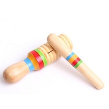 Kid Children Gift Sound Tube Wooden Sounder Musical Toy Percussion Instrument Toy Musical Instrument WJ-055