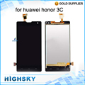 Black 1 Piece Free Shipping 5 inch Display For Huawei Honor 3C LCD G740 H30 U10