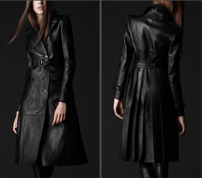 Womens Long Leather Jackets