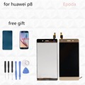 For Huawei P8 Lite LCD Display Touch Screen Original Digitizer Glass Panel Replacement For Huawei Ascend