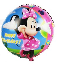 18inch festa minnie mouse red party balloons happy birthday decorations , minnie mouse 1st birthday decoracion de cumpleanos