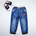 0 3 Years Newborn Infant Jeans Baby Boys Girl Casual Embroidery Cowboy Pants Pleated Slim Denim