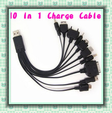 Universal mobile phone charging cable USB data line multifunctional charging line Multi 10 in 1 mobile Phone USB Charger Cable