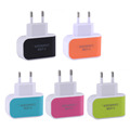 Candy Color 5V 3 1A US EU Plug 3 Ports USB Wall Home Travel AC Charger