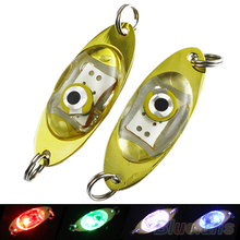 LED Deep Drop Underwater Eye Shape Fishing Squid Fish Lure Light Flashing Lamp