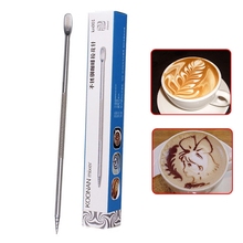 Barista Coffee Cappuccino Latte Decorating Art Pen Household Kitchen Cafe Tool Free Shipping