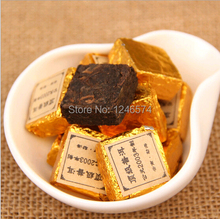 Free shipping 5g made in 2003 RipeShu YunNan Chinese Brick blackpuer pu erh tea 2 years MINI