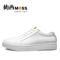 2017 meixi brand men casual shoes genuine leather white common projects men shoes