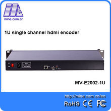 1U rackmount chassis H.264 hdmi encoder CBR/VBR for hotel IPTV replace HD capture card