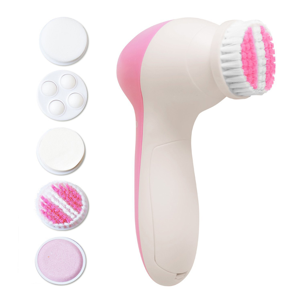 Image of 5 in 1 Electric Facial Brush Face Cleansing Brush Body Skin Care Massager