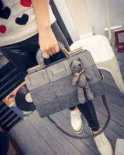 Female Bag New Fashion Europe And America Mosaic Jiugongge Shoulder Handbag Iron Cross Brand Bag