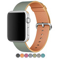 Woven Nylon Watchband for iWatch Apple Watch 38mm 42mm Colorful Band Fabric Strap Bracelet with Built