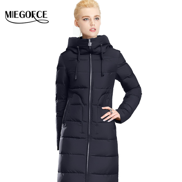 Winter Women Down Coat Jacket Warm Woman Down Parka Winter Coat High Quality European Style MIEGOFCE 2016 New Winter Collection