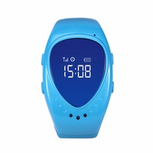 Free shipping, GPS watch tracker for kids with google map, sim card slot, sos call button and mobile apps