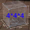 30pcs 4 4 4cm clear plastic pvc boxes packaging for giftchocolatecandycosmeticcakecrafts display package transparent Box