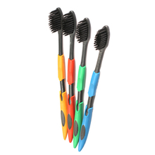 2014 Hot Sell 4PCS Double Ultra Soft Toothbrush Bamboo Charcoal Nano Brush Oral Care ST1