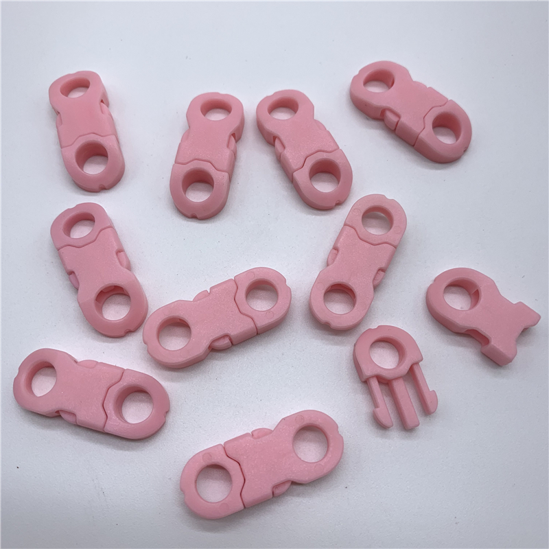 Description Picture 4 of item10Pcs 8mm Side Release Buckle Curved Parachute 550 Paracord Bracelet DIY Dog Collar Strap Webbing Outdoor Camp