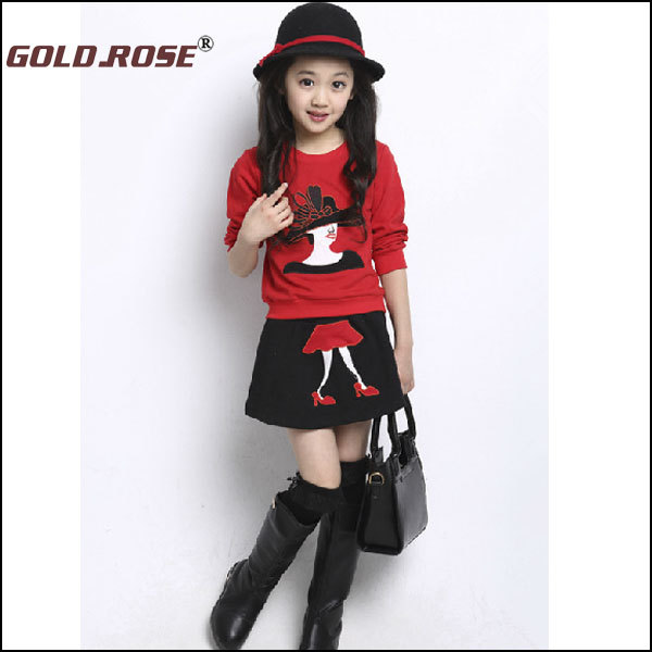 2015-Summer-new-Red-and-Black-clothing-Baby-Girl-s-clothing-sets ...