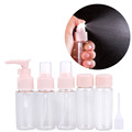 5pcs 30ml Portable Travel Perfume Spray Bottles Cream Lotion Pressed Bottle Cosmetics Bottling Suit Containers