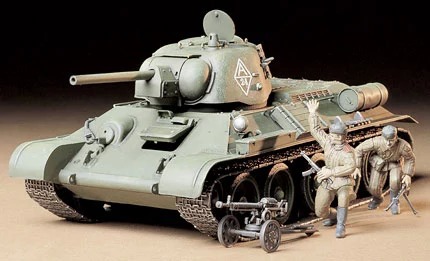 Tamiya 1/35 World War II Tanks and armored vehicles  Model 35149 WWII Soviet T34 / 76 (1943 model year)