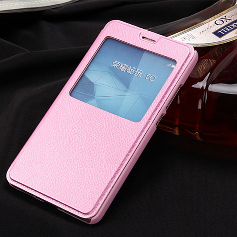 fashion 5c view windows ultra thin pu leather flip cover for huawei honor 5c 7 lite retail fashion 5c view windows ultra thin pu leather flip cover for huawei honor 5c 7 lite retail