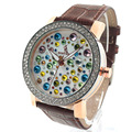 BOBO BIRD Men s Watches Design Luxury Women Bracelet Watch Full Czech Colorful Crystals Switzerland Move