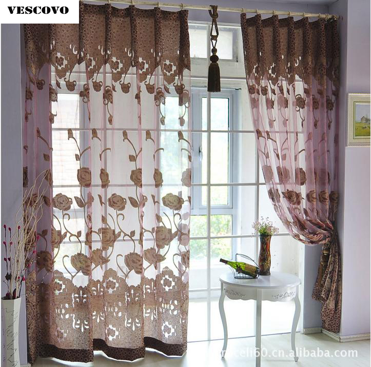 Compra cortinas de encaje de cenefas online al por mayor de China
