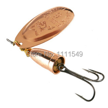 1pcs Promotions 7cm 11g High-speed rotation sequins Road Asia lure pesca Lure fishing baits VMC Hangnail Three hook Brass Culter