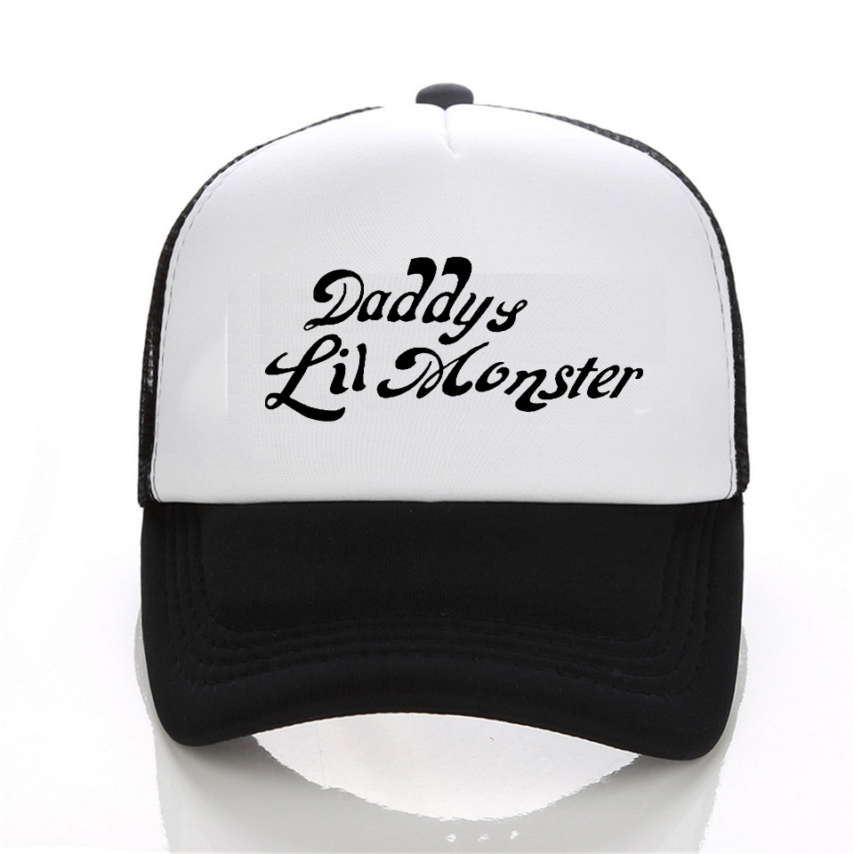 Unisex Suicide Squad Harley Quinn Adjustable Snapback Trucker Hat Pink One Size