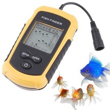 Outdoor Sports Sea Ponds River Boat Fishing Bait Fish Finder Accounter Depth Tester Sonar Sounder Alarm Transducer Fishfinder