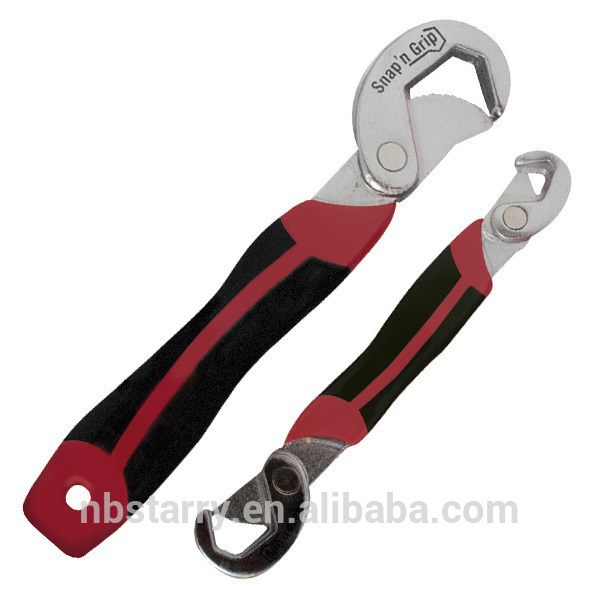 2 sets of Snap and Grip New Universal Socket Wrench snap n grip tool adjustable spanner