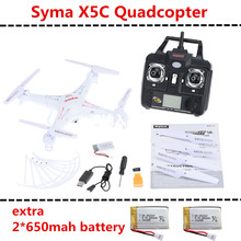 Syma X5 X5C X5C-1 Explorers and 5pcs battery New Version With Transmitter BNF RC Quadcopter Helicopter