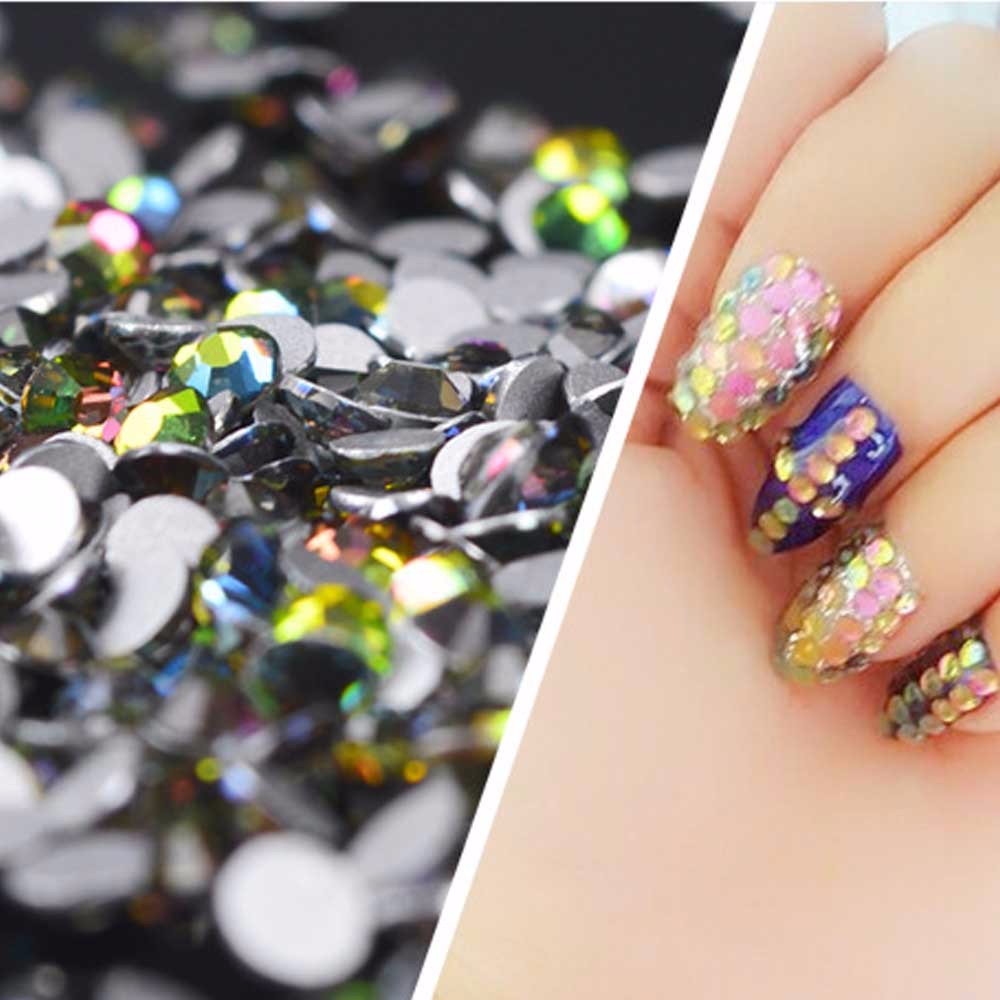 Fashion Nail Art Rhinestones Glitter Diamond Tips Diy 1package Nail Rhinestones