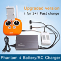 Phantom 4 Battery Intelligent Charger Multi Battery Charger Parallel Charging Board Remote Control for DJI Phantom4
