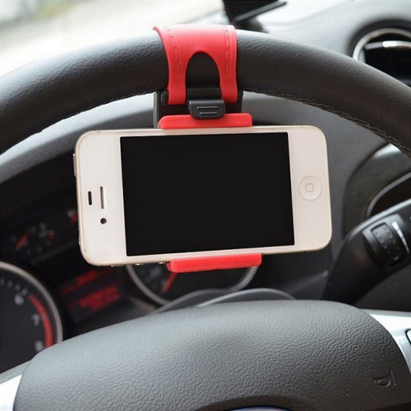 Image of 2015 Steering Wheel Mobile Scaffold Vehicle-Mounted Mobile Rack The New Mobile Creative Auto Supplies Car Mobile Phone Holder