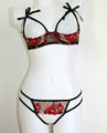 Bra Brief Sets Sexy Transparent bra set women Lace Bra Set Push up Lingerie Women Underwear