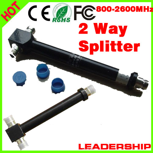 10pcs/lot 800-2500MHz 2 Ways N Type Female Joint 200W Power Divider Broadcast Power Divider Splitter 1/2 power divider booster