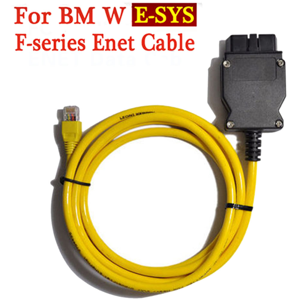 Image of 2015 ESYS 3.23.4 V50.3 Data Cable For bmw ENET Ethernet to OBD OBDII 2 Interface Data E-SYS ICOM Coding for F-serie Free Ship